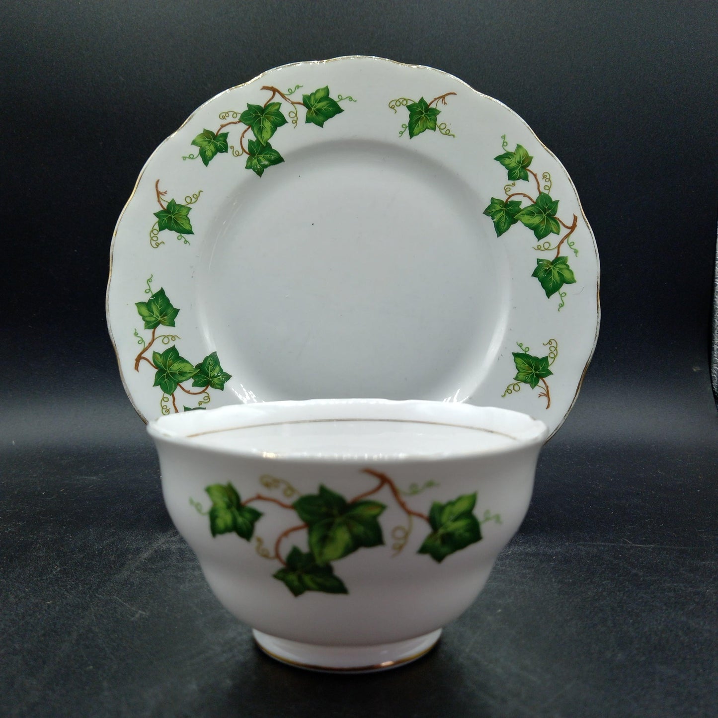 Colclough Ivy Leaf Bone China — Vintage English Tea Set Replacements (Individual Pieces Available)