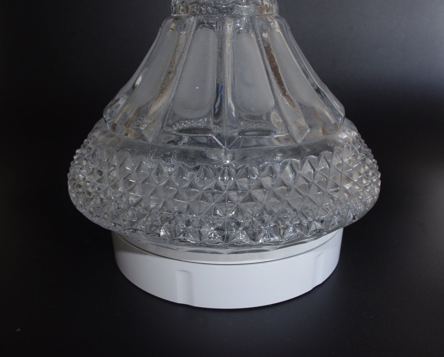 Vintage Diamond Cut Crystal Wine or Port Decanter 1.9kg exquisite Crystal Glass – Gift Wrapped with Story Booklet