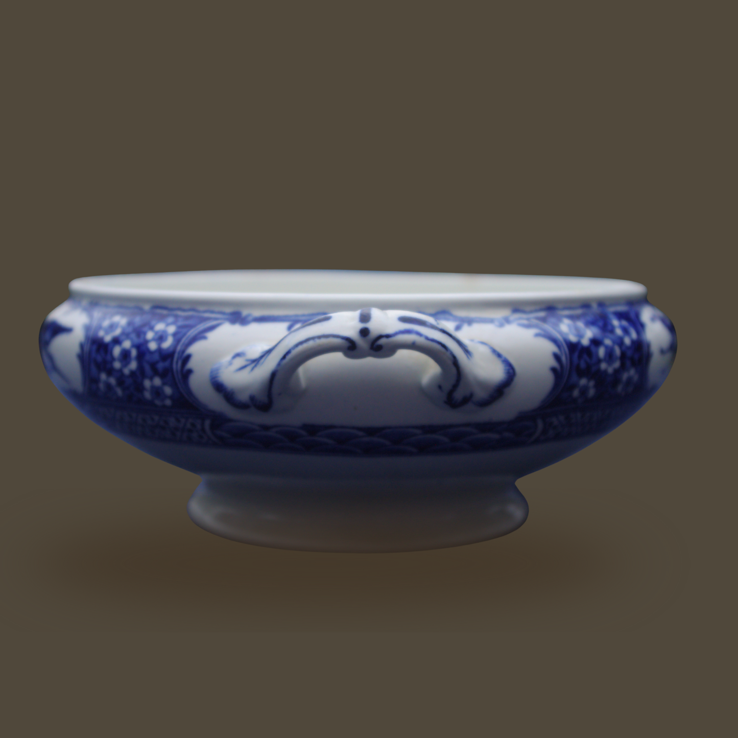 Antique Wedgwood Blue & White Tureen “Kyoto” Pattern | Rare 1930s Collector Piece | Decorative or Functional