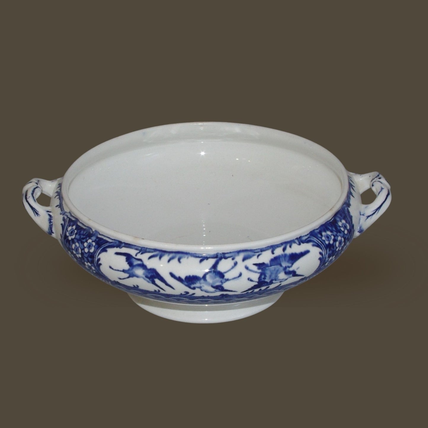 Antique Wedgwood Blue & White Tureen “Kyoto” Pattern | Rare 1930s Collector Piece | Decorative or Functional