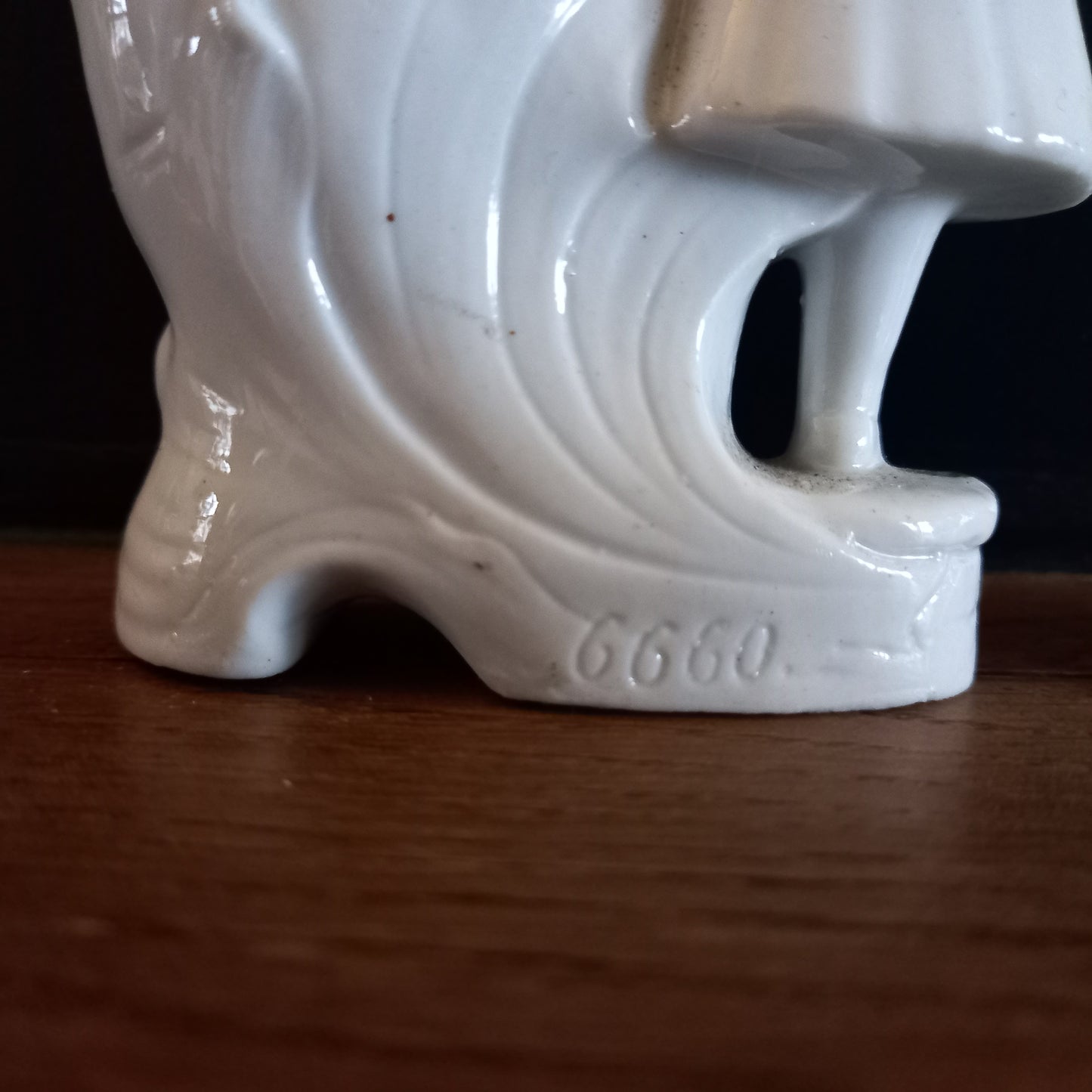 Antique German Porcelain Spill Vases – Figural Match Holders (Pair) – Romantic Fireplace Decor c.1900