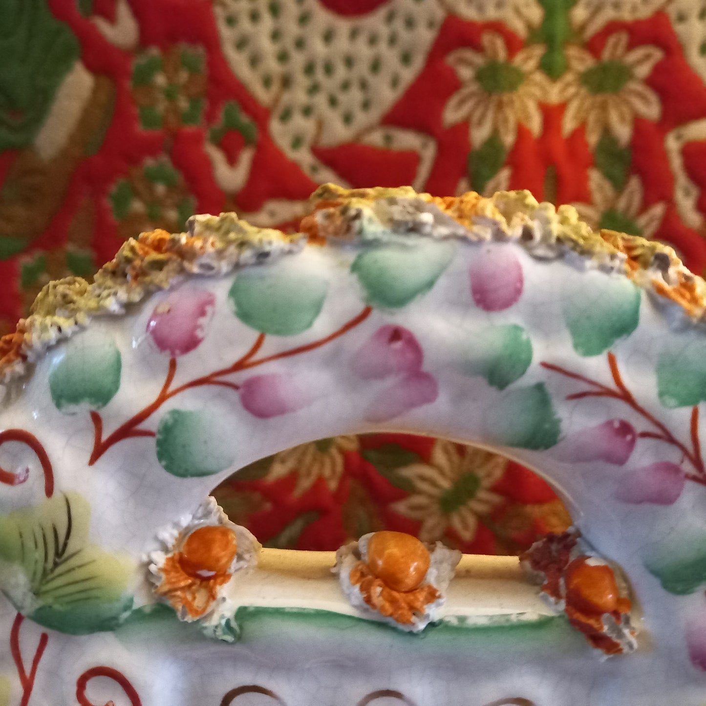 Large Victorian Staffordshire Flatback Clock Group Mantel Ornament | Glazed Earthenware c.1850–1875