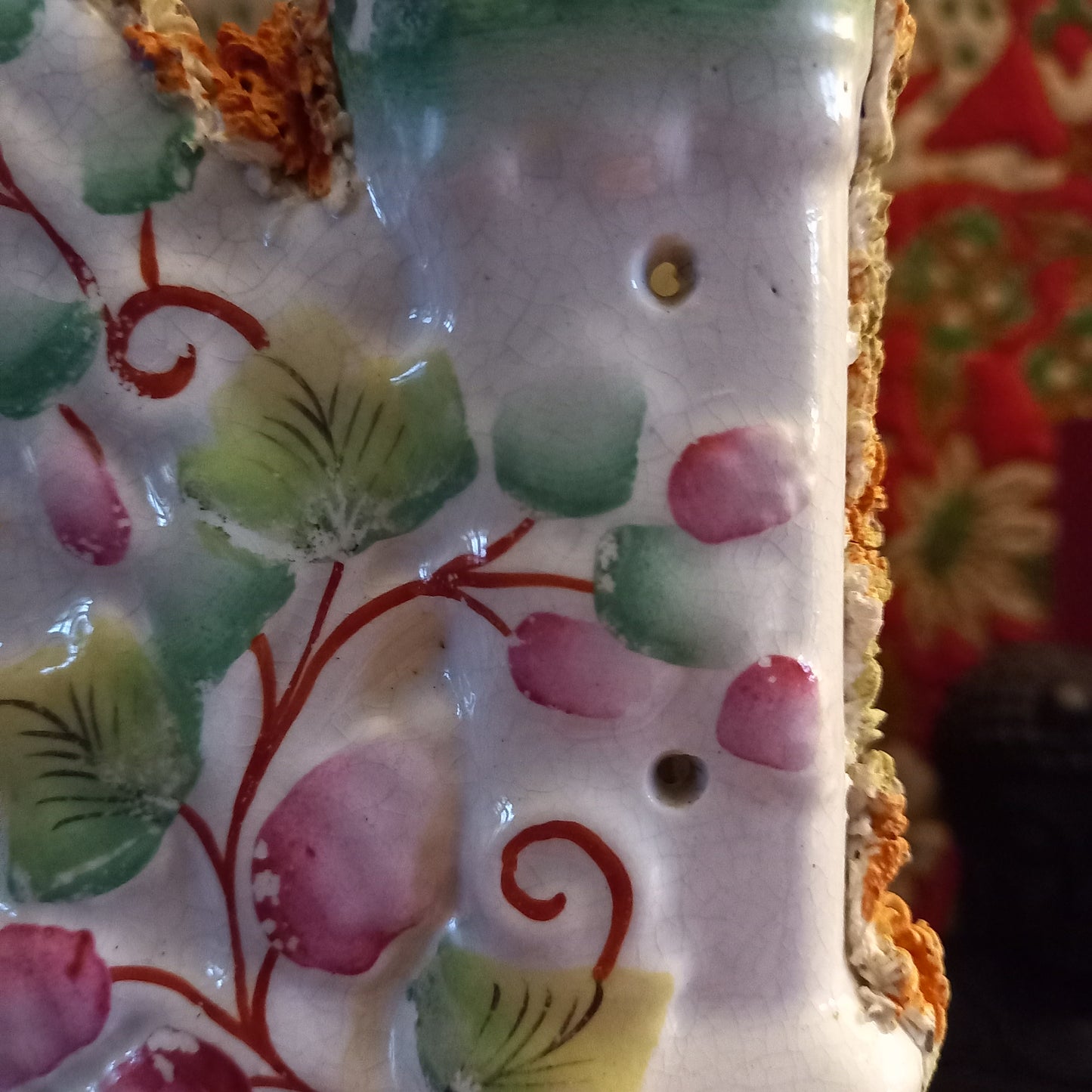 Large Victorian Staffordshire Flatback Clock Group Mantel Ornament | Glazed Earthenware c.1850–1875