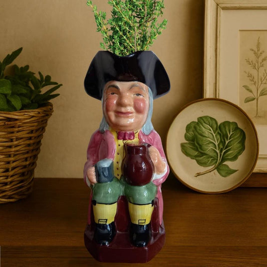 Vintage Toby Jug Collection | English Character Jugs | Barware & Cottage Decor | Complimentary Story & Care Card
