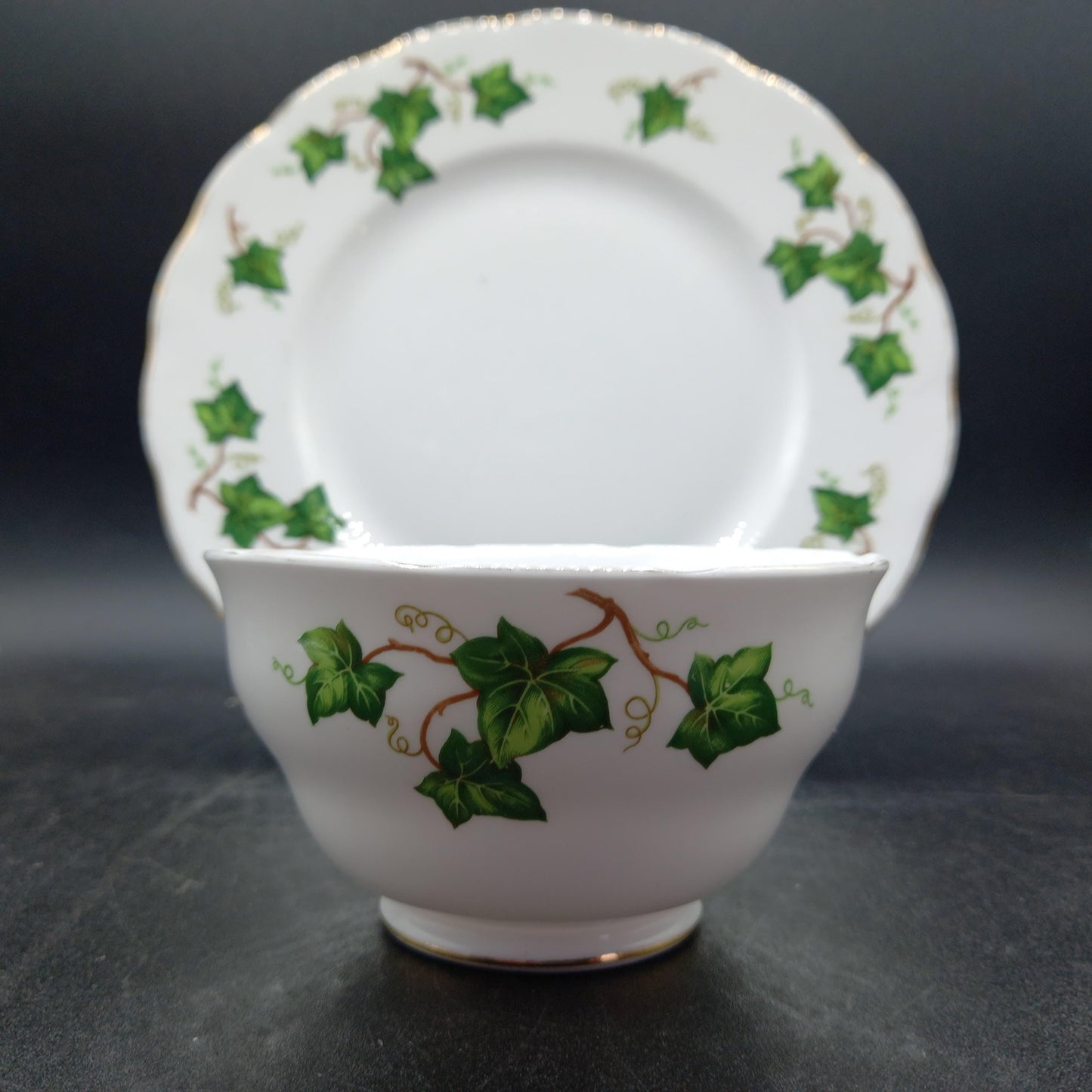 Colclough Ivy Leaf Bone China — Vintage English Tea Set Replacements (Individual Pieces Available)