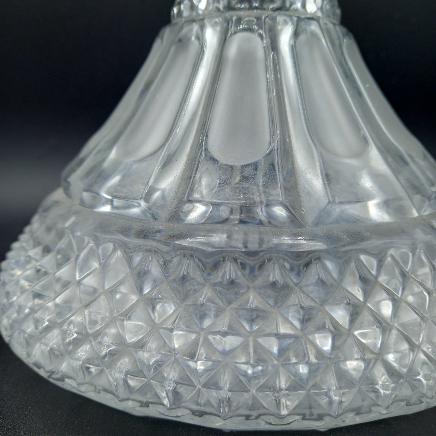 Vintage Diamond Cut Crystal Wine or Port Decanter 1.9kg exquisite Crystal Glass – Gift Wrapped with Story Booklet
