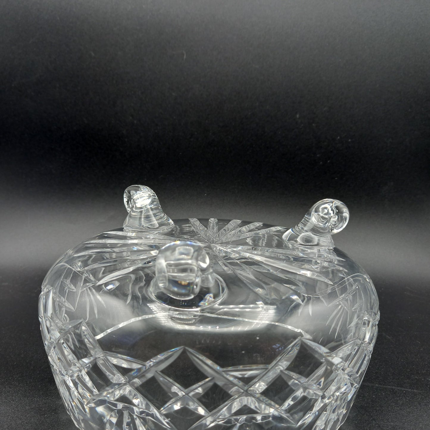 Vintage Footed Cut Glass Bowl | Mid-Century Georgian Revival | Summer Roses Ready | Complimentary Story & Care CardVintage Footed Cut Glass Bowl | Mid-Century Georgian Revival | Summer Roses Ready | Complimentary Story & Care Card