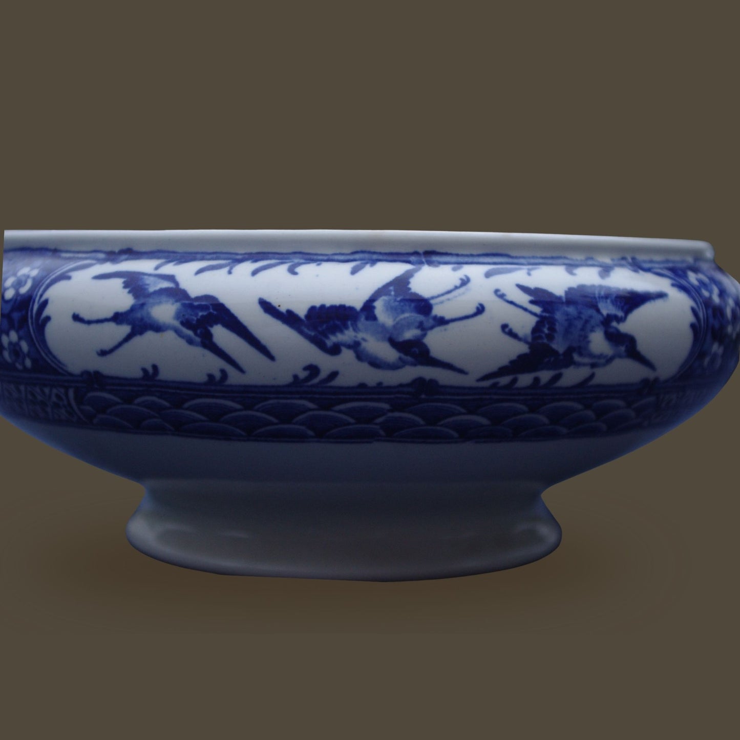 Antique Wedgwood Blue & White Tureen “Kyoto” Pattern | Rare 1930s Collector Piece | Decorative or Functional